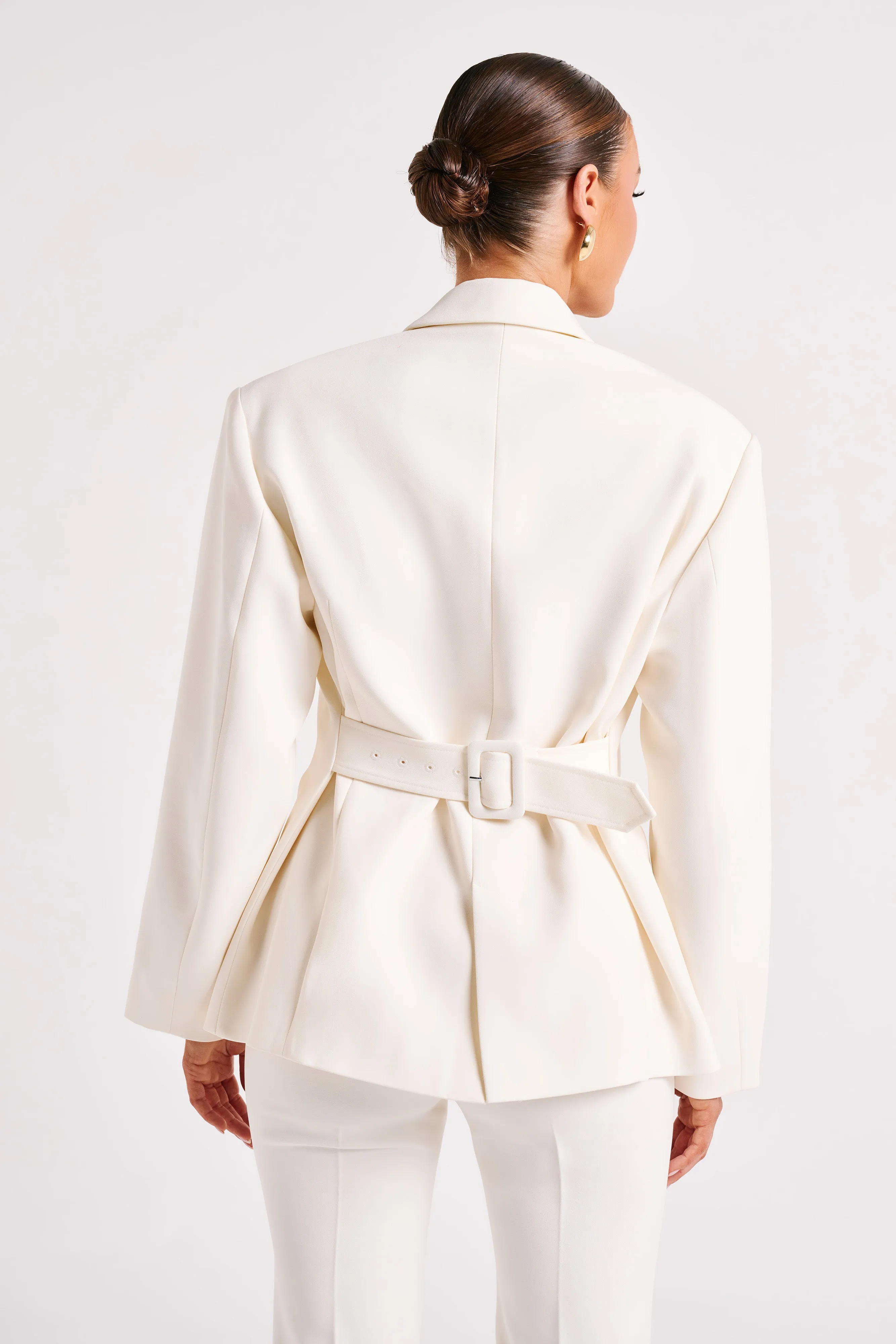 Addie Suiting Blazer - Ivory