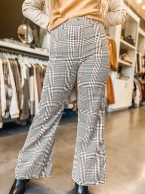 All Business Plaid Dress Pants