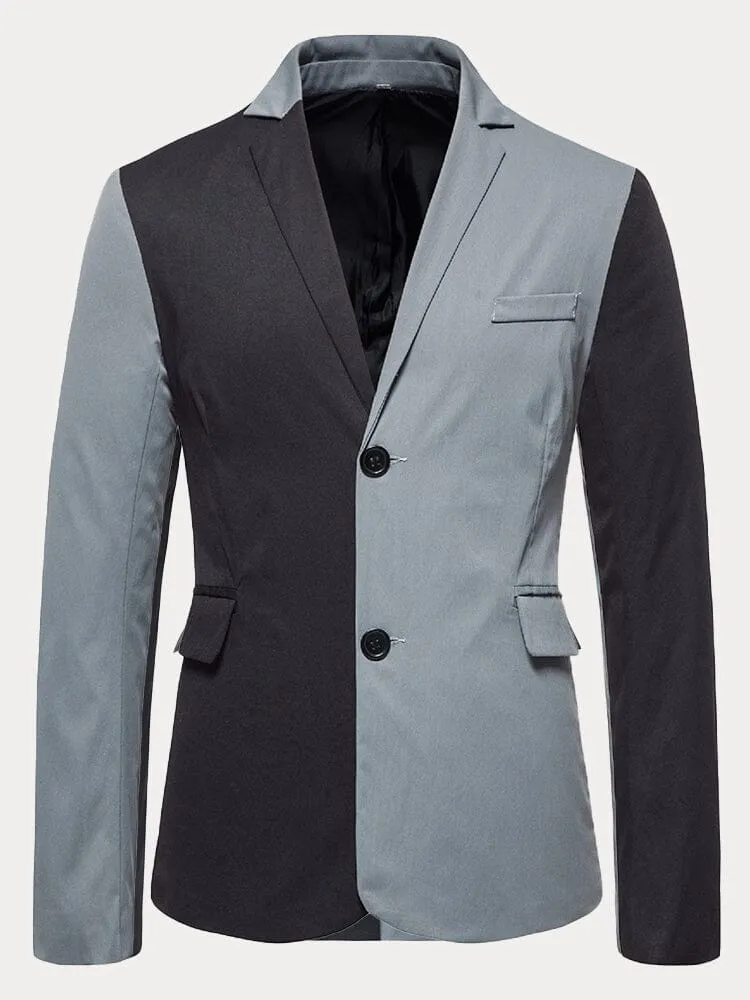 Business Patchwork Color Casual Suit