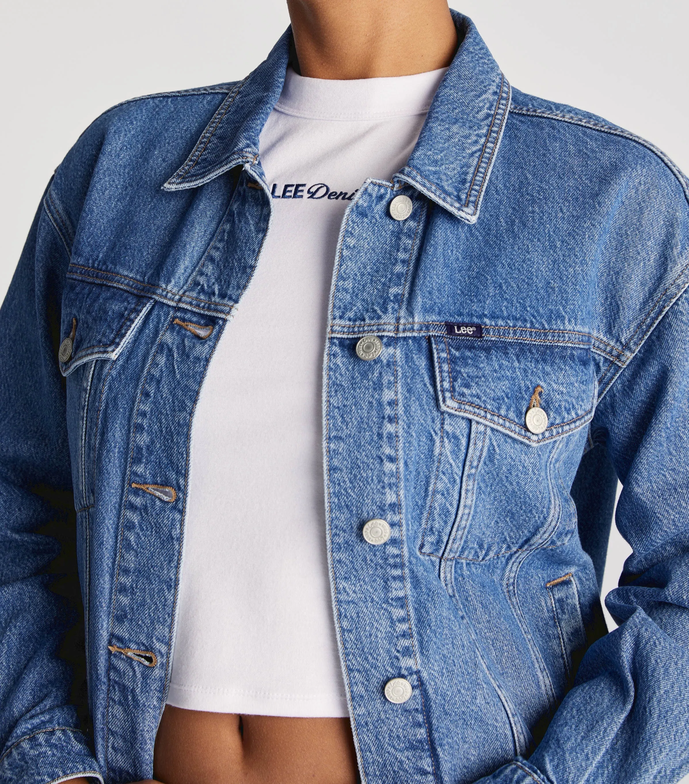 Lee Baggy Denim Jacket | Next Blue