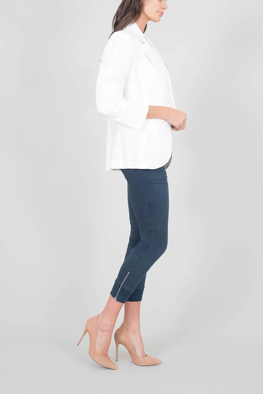 Loretta Stretch Linen Blazer