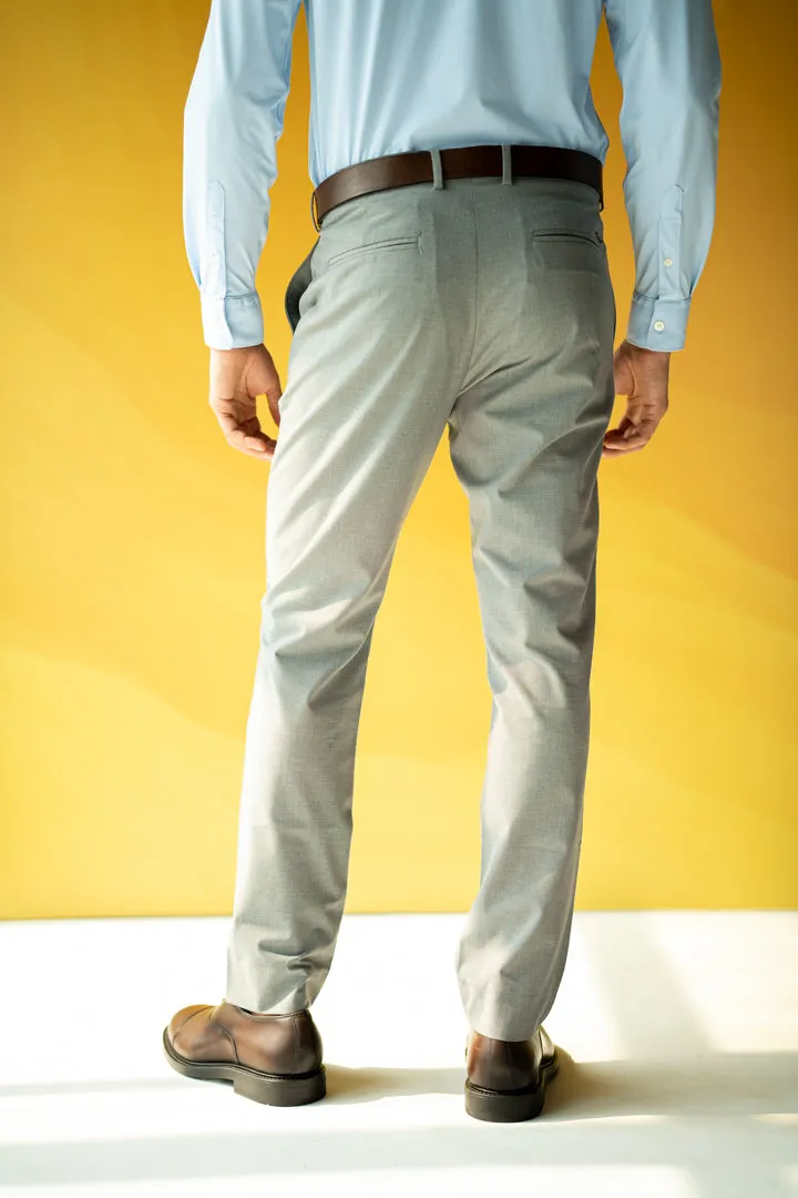 Mineral Grey Stretch Pants