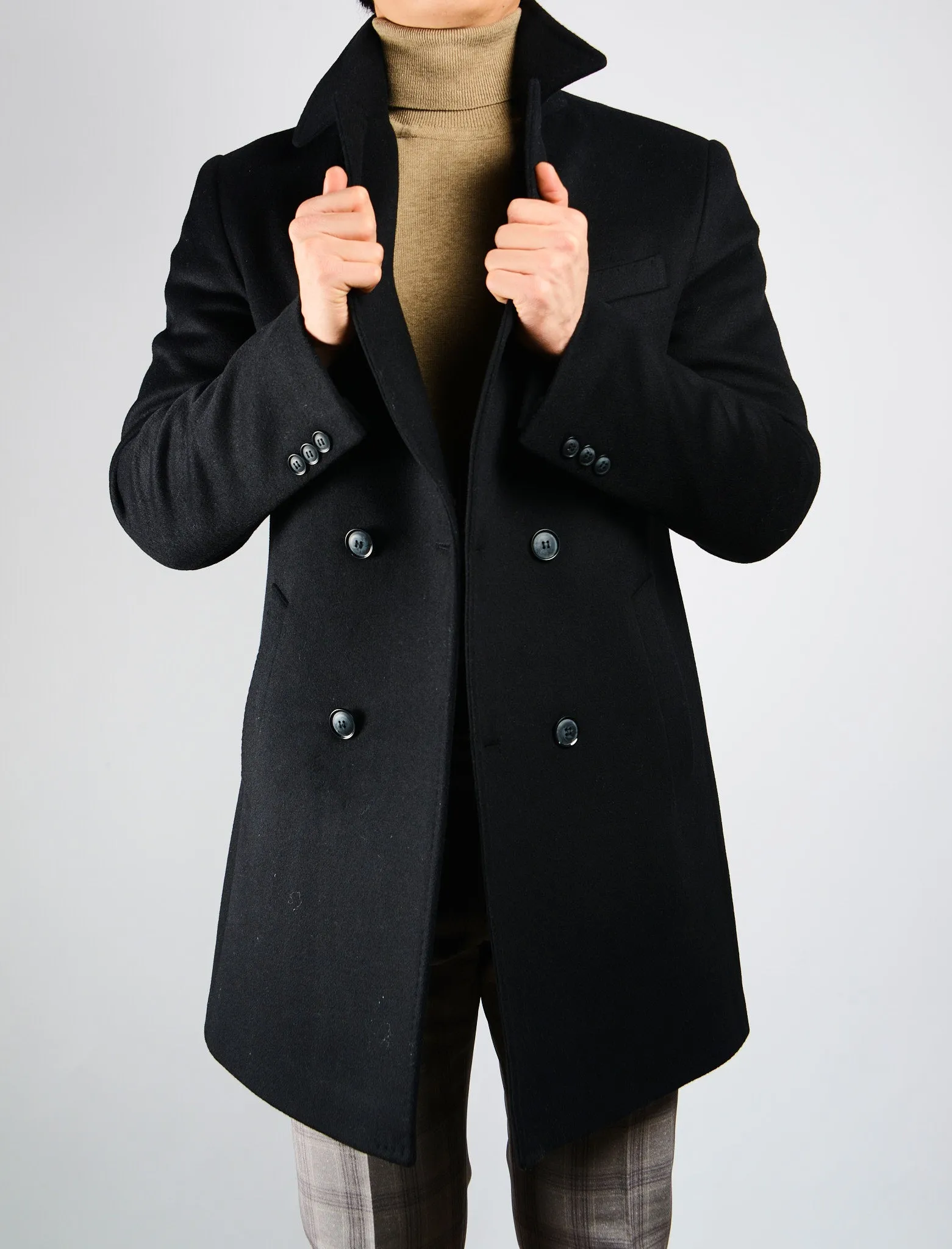 Preston Brush Heathered DB Coat